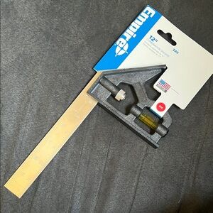 12-Inch Combination Square - Silver and Black